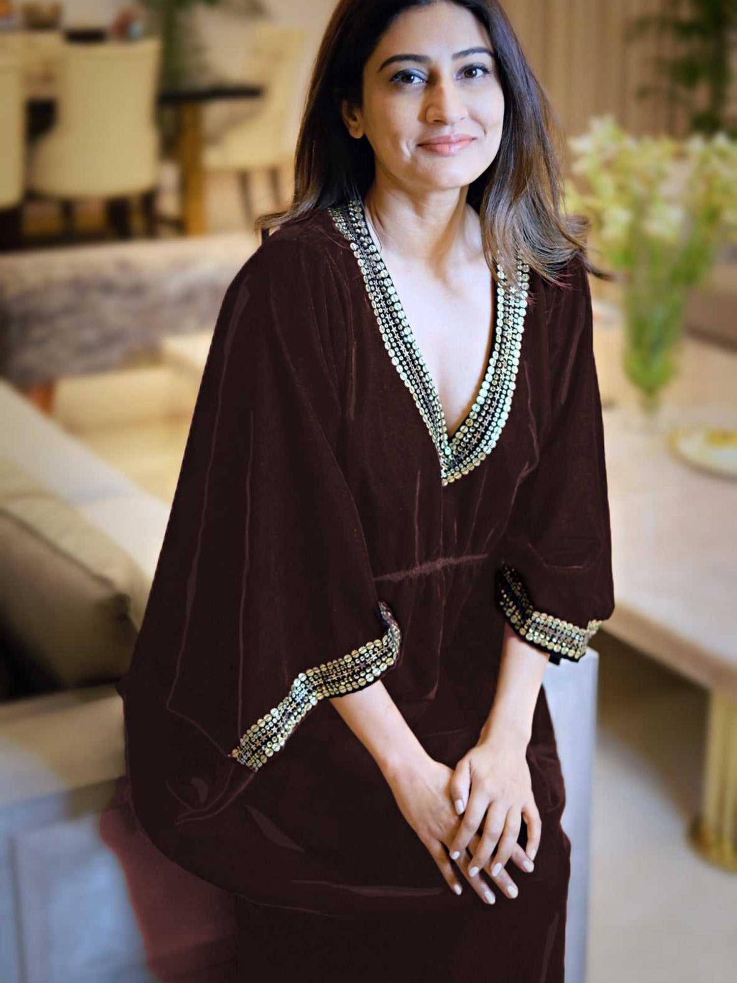 Kaftan velvet hot sale