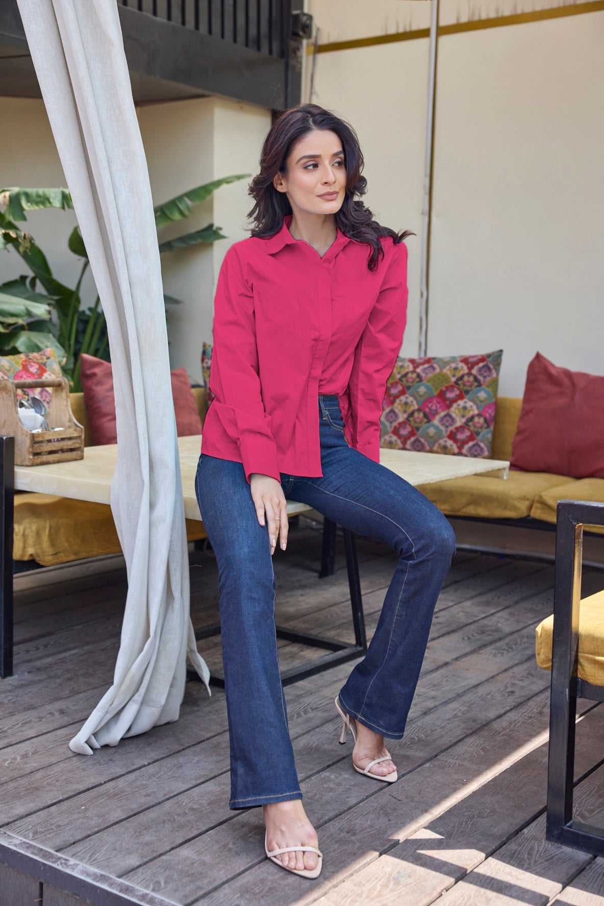 Basic Cool Fuschia Pink Shirt