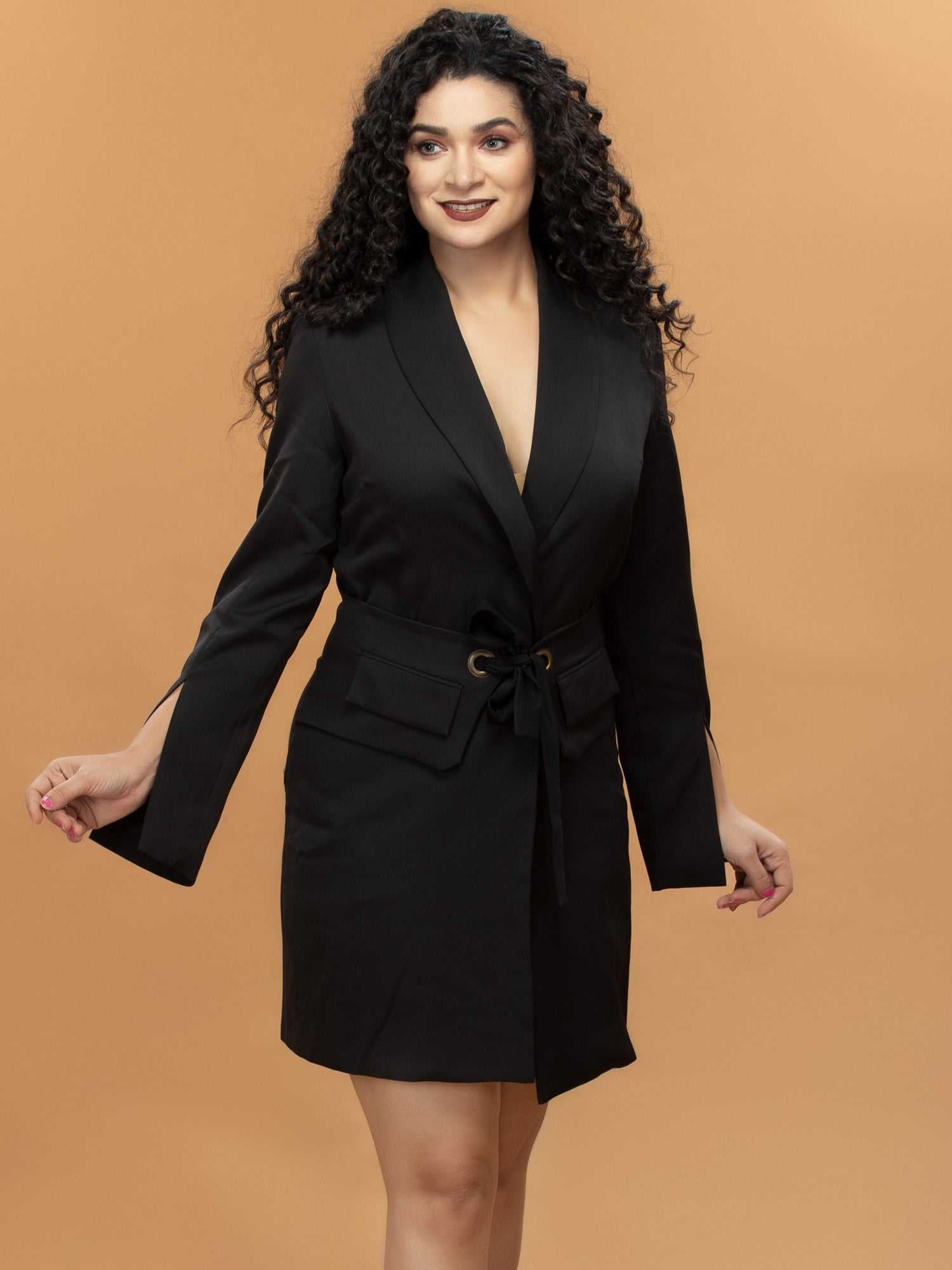 be bossy blazer black dress