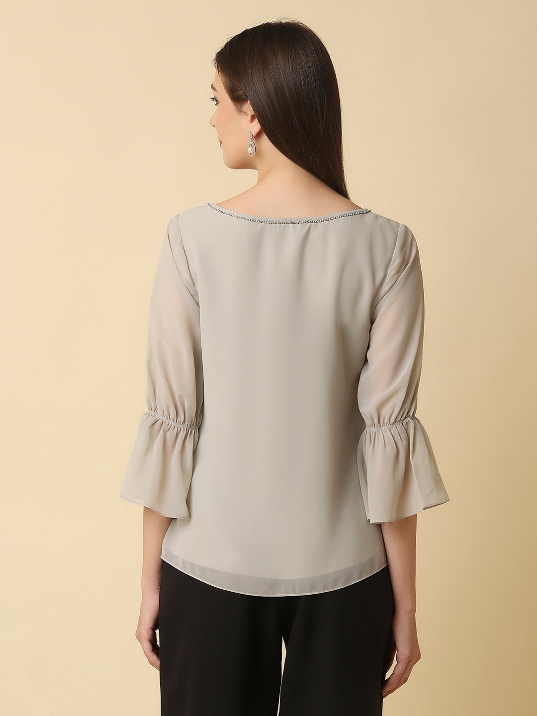 stygian beige top