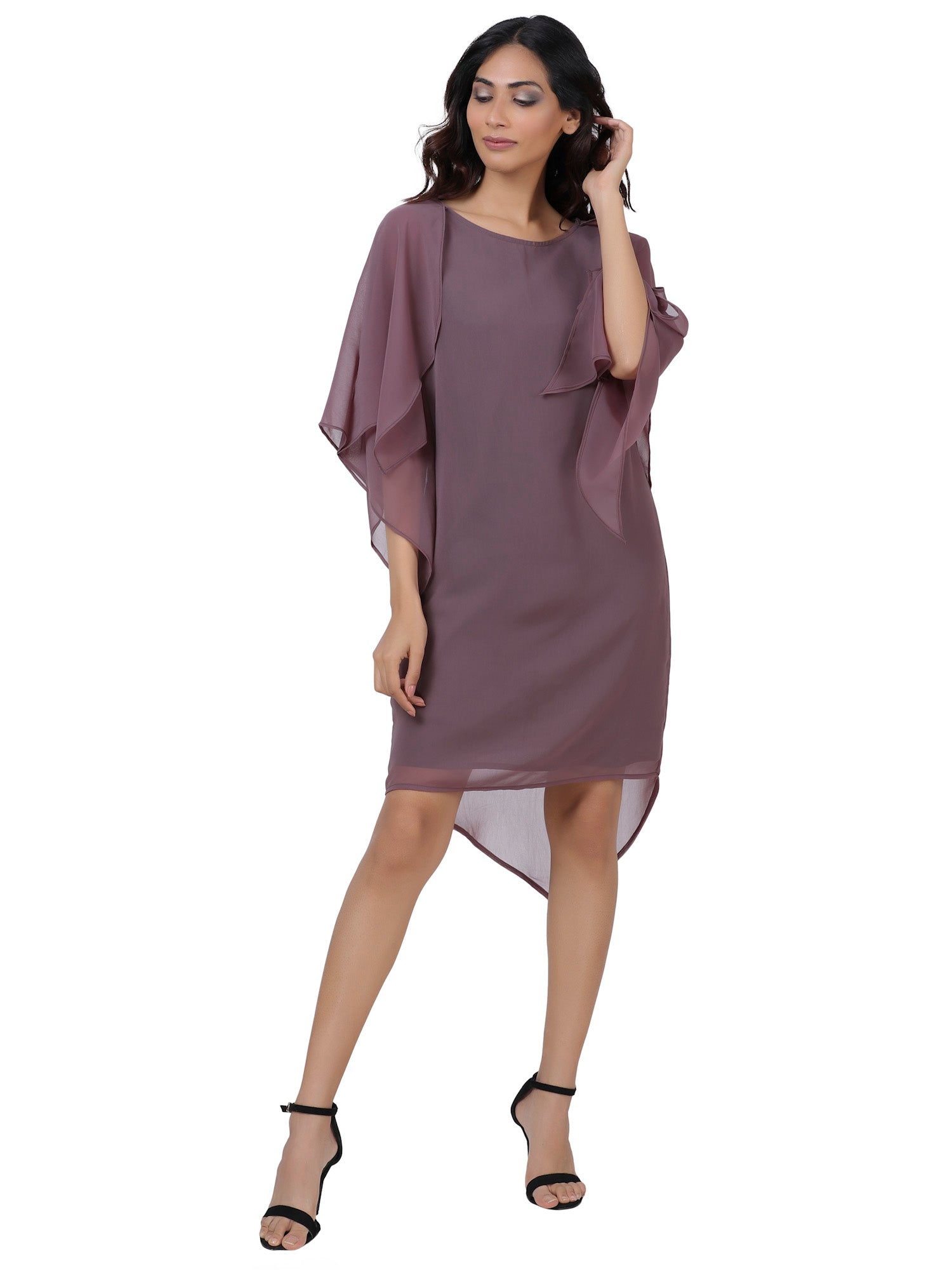 drama sleeve dress  