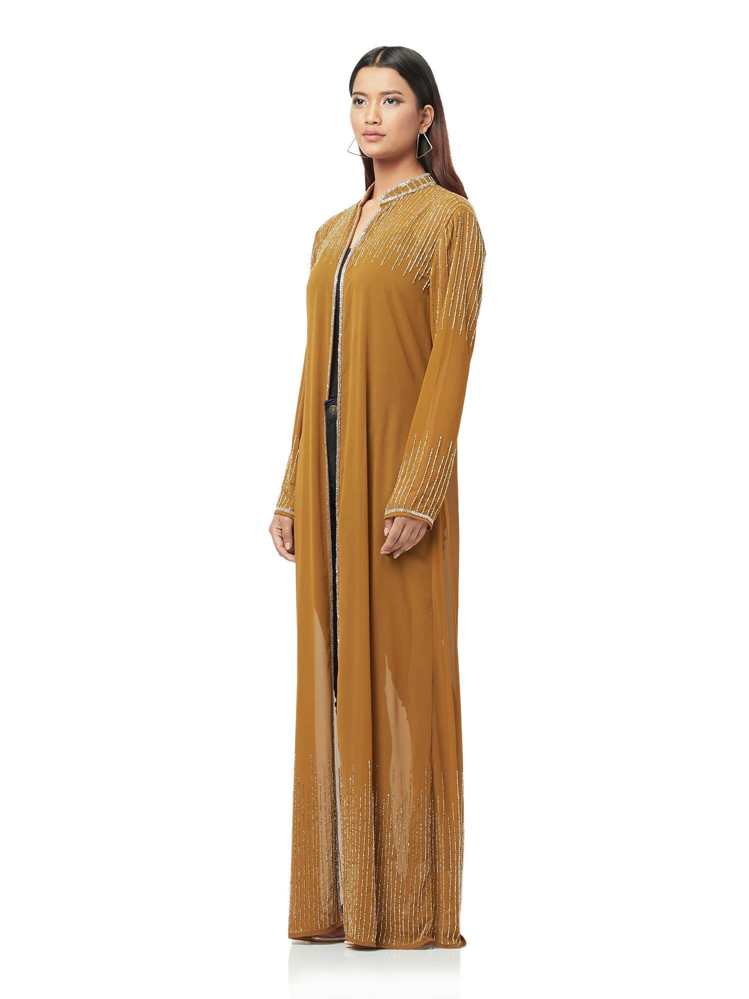 Golden on sale long shrug